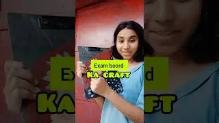 Exam board ka craft kr diya / Back to school crafts