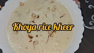 Khoya rice kheer recipe |rice kheer recipe 😋 🥰#trending #food #cooking #zarian Shaha 