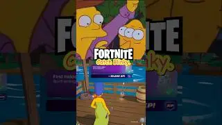 Fortnite Catch Blinky The Simpsons Mini Season Quest Find Hidden Gags #shorts #fortnite #thesimpsons