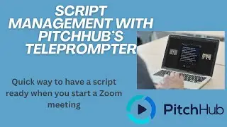 Zoom Script Hack Everyone Should Know - PitchHub Teleprompter