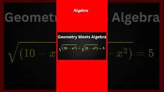 &radic;(10 - x2) + &radic;(9 - x2) = 5