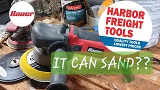 Bauer dual action polisher can sand plus Chevy square body update.