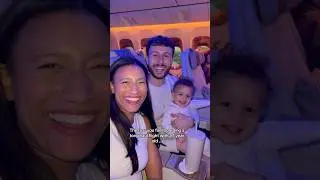 The fear of flying with a toddler! Long haul flight #babytravel #flight #family #momlife #emirates