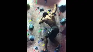 Climbing at Earth Treks