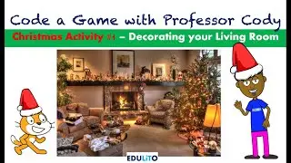 Code a Christmas Activity using Scratch #1 - Prof Cody Teaches Kids to Code