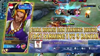 Tutorial Cara Main Bruno Fast Farming‼️ - Cara Farming Cepat Bruno 2021