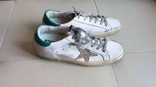 Golden Goose Deluxe Brand Green sneakers unboxing