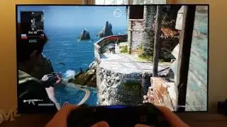 OLED TV 65B6  PS4 Pro Input Lag Test on LG 4K HDR on, 4K, TruMotion off Uncharted 4 MP 1080p60