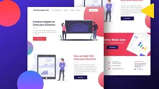 Illustration Style Website - Speed Design and Code ( HTML & CSS )