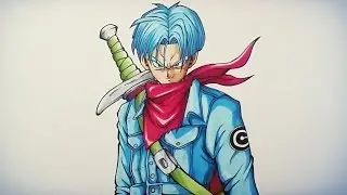 Drawing Future Trunks | Dragonball Super | TolgArt