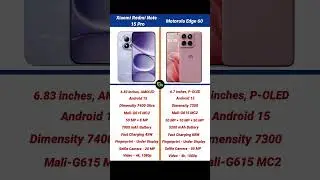 Xiaomi Redmi Note 15 Pro 5G VS Motorola Edge 60 5G Review & Comparison #shorts #mobilelegends #tech