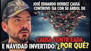 José Eduardo Derbez causa controversia con su árbol de Navidad invertido ¿Por qué