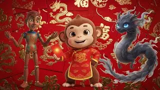 lì xì đầu năm của chú khỉ