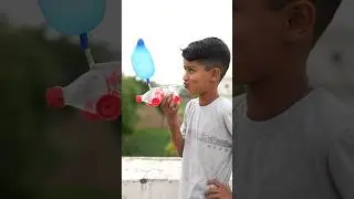 Making Balloon🎈Bottle Car 🚗 #shorts #devkeexperiment