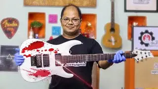 Custom Bloody Paint | Floyed Rose Guitar Full Setup