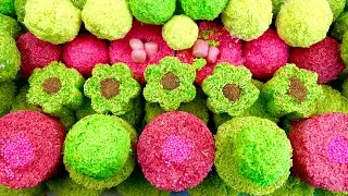 ASMR crushing soap balls with glitter 💚💖 Soap boxes 💚💖 Relaxing sounds 🤤🤤🤤
