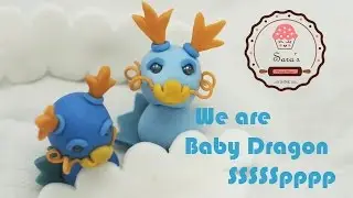 Easy! Simple! Cute! Dragon cake topper!