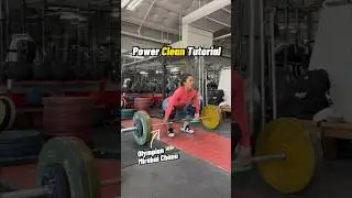 Power Clean Like An Olympian🏋🏽&zwj;♀️