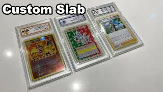Индивидуальный держатель для карточек с покемонами в формате PSA BGS CGC