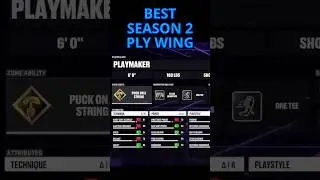PLAYMAKER WINGER SEASON 2 BUILD | NHL 25 
