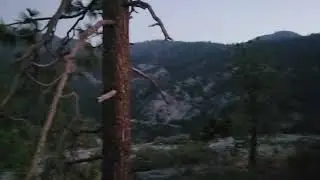 Sunrise on the way to Glacier Point