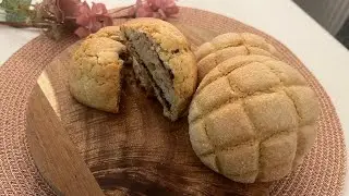 Homemade Melonpan in the Two Unique Flavors | Orange & Choco- Walnut 