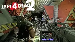 THIS COLONY WAS OVERRUN BY THE XENOMORPHS - Hadley's Hope - L4D2 CUSTOM MAP - GAMEPLAY