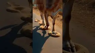 Melting Ground Cow Walk | Realistic Cow Illusion Viral Video