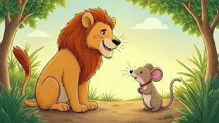 The Understanding of the Lion N a Mouse #friendship #forever #animals
