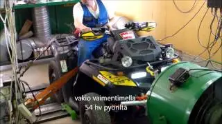 Can Am Outlander 800 R XXC Dyno test