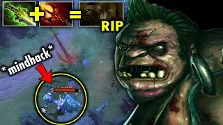 MINDHACK HOOK!! NEW Magic Pudge Nonstop Delete Shadow Fiend from Map | Genius Pudge