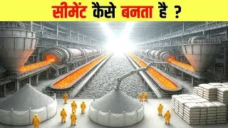 सीमेंट कैसे बनता है | सीमेंट कैसे बनाया जाता है | how cement is made hindi | industrial process