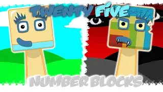 MY SPRUNKI OC : TWENTY FIVE  (FROM NUMBERBLOCKS)