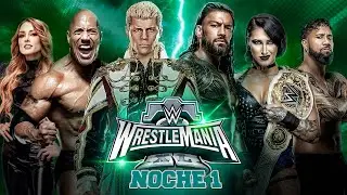 WWE WRESTLEMANIA 40 | NOCHE 1 COMPLETA | SIMULACIÓN en WWE 2K24