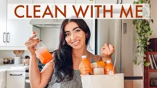 BOHO NEUTRAL CLEAN WITH ME | Self care, cleaning routine, relaxing vlog, grove collaborative