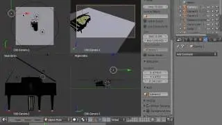 Blender, Lesson 09 09 Binding Multiple Cameras To The Blender Timeline  -Neal Hirsig