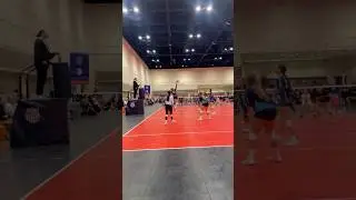 I had the hit at the end. #bumpsetspike #volleyball #vollyballtournament #aau #aauvolleyball