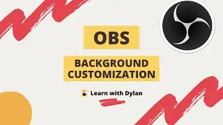 OBS  Studio Tutorial  - Customizing Your Background for Live Streaming on StreamYard, Zoom, Restream