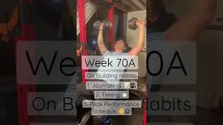 Three Methods to Building Habits #fitness #selfdevelopment #gymlife #philosophy