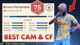 BEST CAM & CF BUILD FOR 75 SKILL POINTS PRO CLUBS FIFA 23 (BEST LVL 50 CAM BUILD) | FIFA 23
