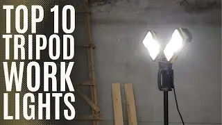 Top 10: Best Tripod LED Work Lights of 2022 / Cordless Work Light with LED Lamps