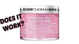 NO MAKEUP MONDAY~Peter Thomas Roth Rose Stem Cell Mask