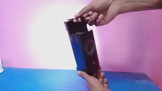 DIY Bluetooth Speaker with Emergency Light 🔋 | Best Home Tech Idea 2025!