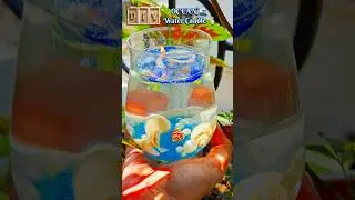 DIY Ocean 🪸 Theme Water Candle 🌊 বানালাম #watercandle #handmade #watercandlemaking #oceantheme