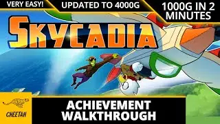 Skycadia - UPDATED TO 4000G! Achievement Walkthrough (1000G IN 2 MINUTES)