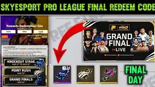 Skyesport Pro League Redeem Code Grand Final || Free Fire Redeem Code Today || Ff Redeem Code Today