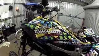 Can-am DS450xmx e-Sticky Graphics Time Lapse
