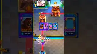 evolution skeleton army + hogrider #clashroyale