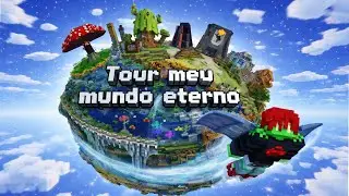 COMO ESTA O MEU MUNDO ETERNO DE 6350 DIAS NO MINECRAFT BEDROCK