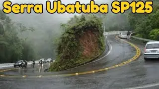 Serra de Ubatuba SP até Taubaté com muita chuva .